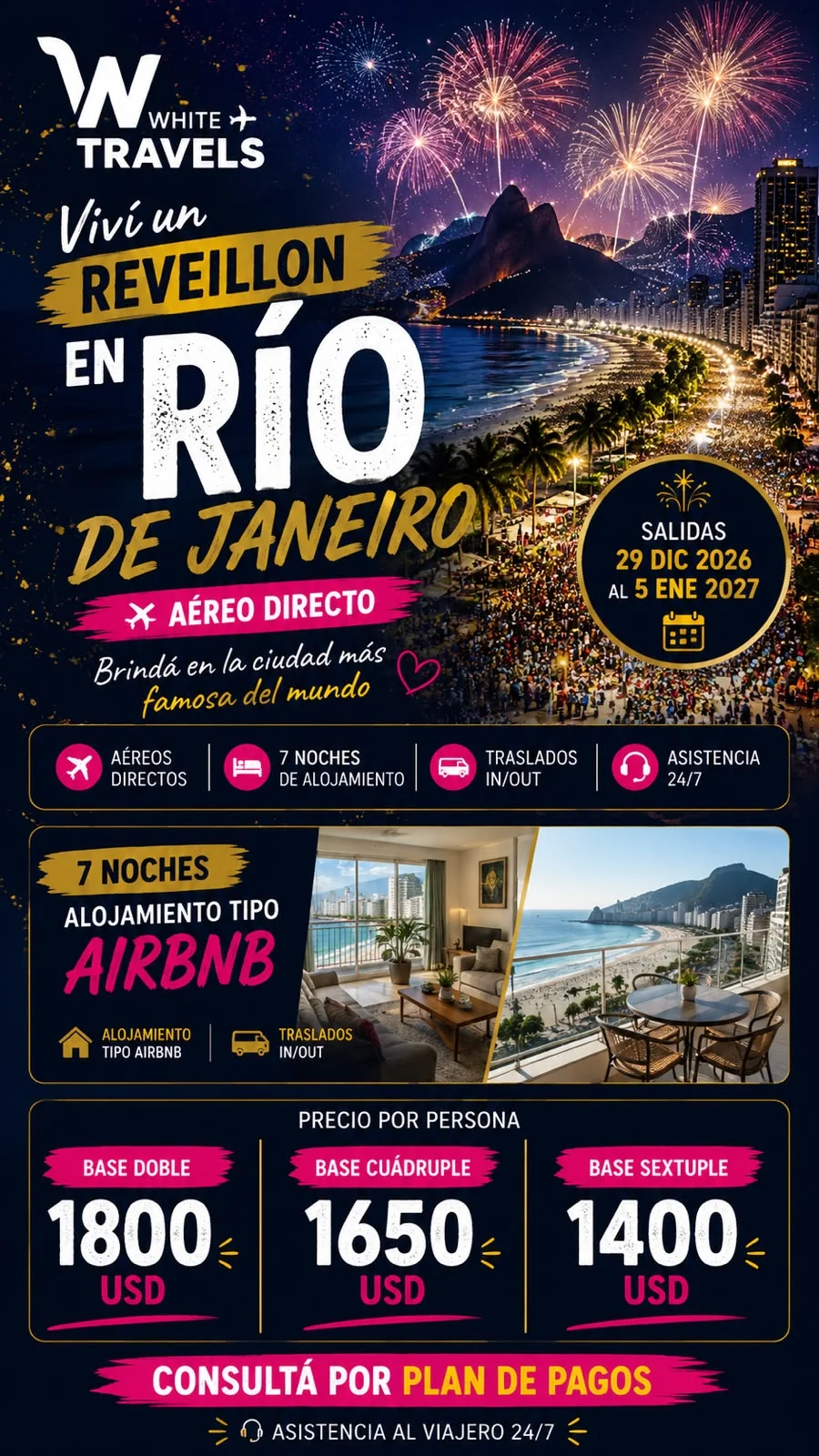 Reveillon en Río de Janeiro
