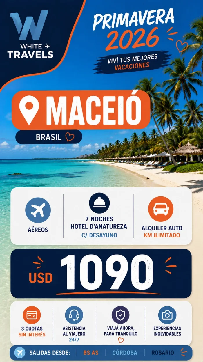 Maceió, Brasil - Primavera 2026